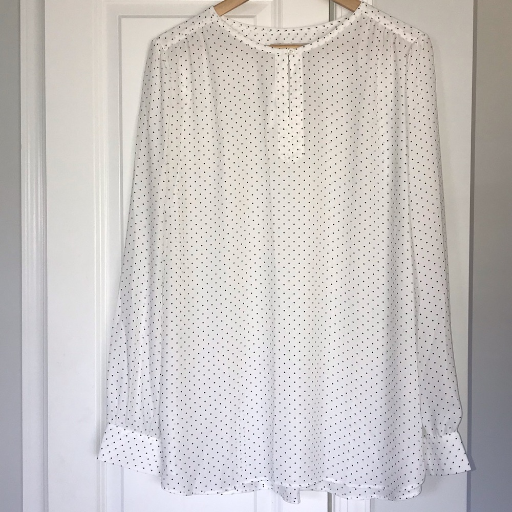 LOFT Polka Dot Blouse